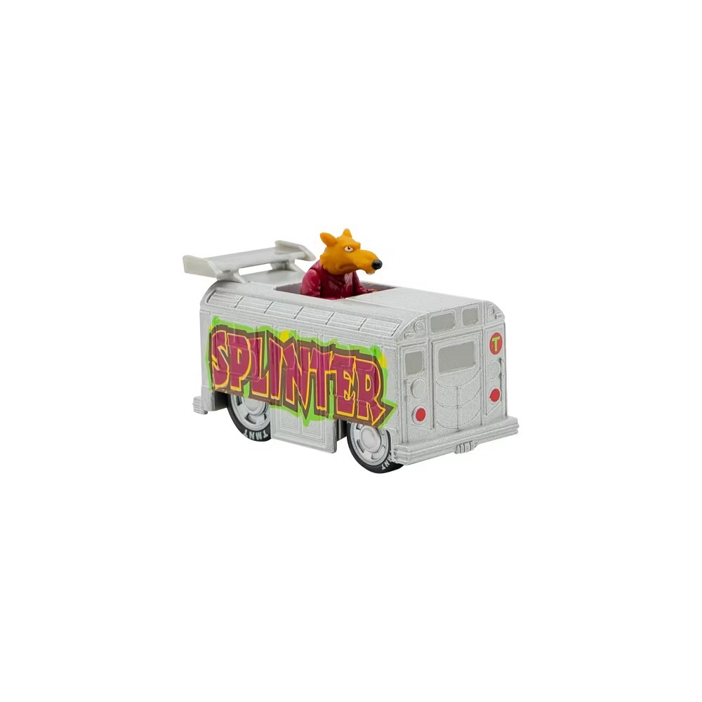 Teenage Mutant Ninja Turtles Diecast Cars Michelangelo, Raphael & Splinter NEW - Picture 4 of 10